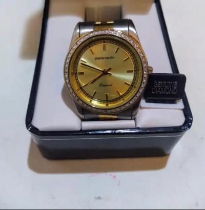 Pierre Cardin Pierre Cardin 2 Tone Mens Diamond Collection Watch