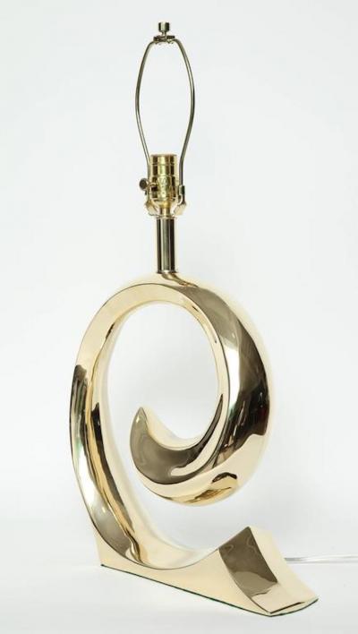 Pierre Cardin Pierre Cardin Style Brass Lamps