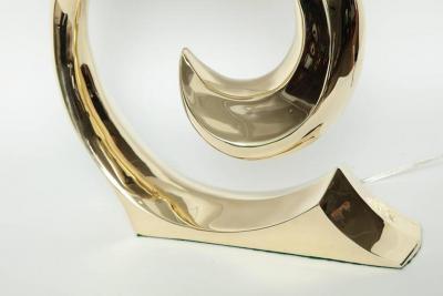Pierre Cardin Pierre Cardin Style Brass Lamps