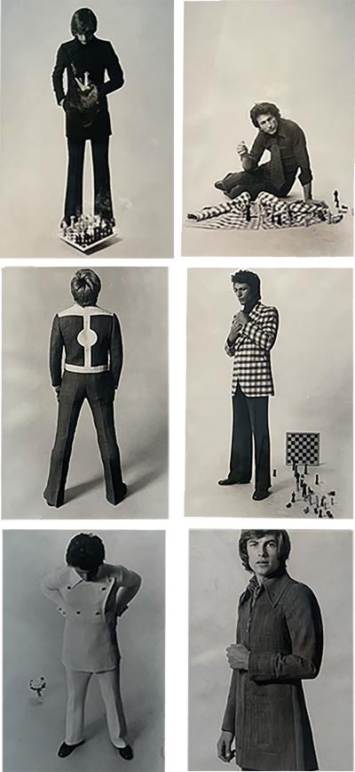 Pierre Cardin SET OF SIX GELATIN SILVER PRINTS PIERRE CARDIN