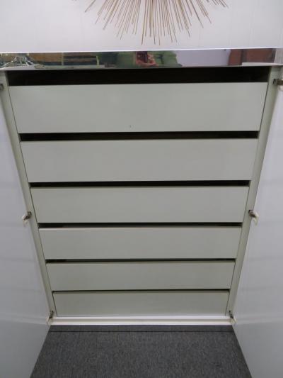 Pierre Cardin Stylish Pierre Cardin Highboy Tall Chest of Drawers Mid Century Modern