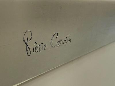 Pierre Cardin Vintage Pierre Cardin Signed Chrome Laminate Nightstands Pair