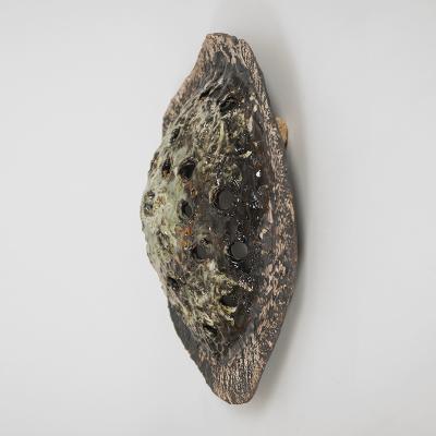 Pierre Casenove CARAPACE Glazed ceramic wall sculpture