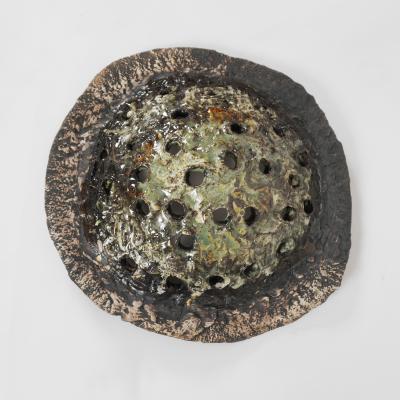 Pierre Casenove CARAPACE Glazed ceramic wall sculpture