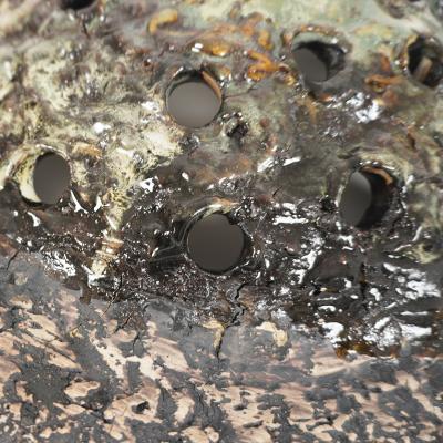 Pierre Casenove CARAPACE Glazed ceramic wall sculpture