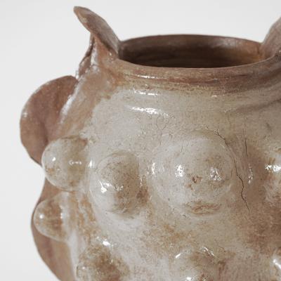 Pierre Casenove EPHESE BEIGE VASE 48 High temperature glazed ceramic