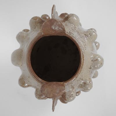 Pierre Casenove EPHESE BEIGE VASE 48 High temperature glazed ceramic