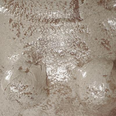 Pierre Casenove EPHESE BEIGE VASE 48 High temperature glazed ceramic