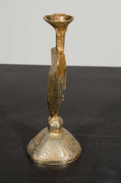 Pierre Casenove Pierre Casenove for Fondica Gilt Bronze Candleholder