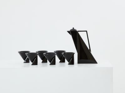 Pierre Casenove Pierre Casenove for Studio Salins glazed ceramic coffee set 1980s