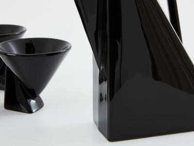 Pierre Casenove Pierre Casenove for Studio Salins glazed ceramic coffee set 1980s