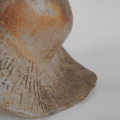 Pierre Casenove SATURN B Anagama fired ceramic sculpture