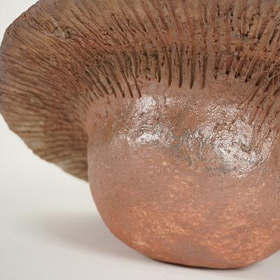 Pierre Casenove SATURN C Anagama fired ceramic sculpture