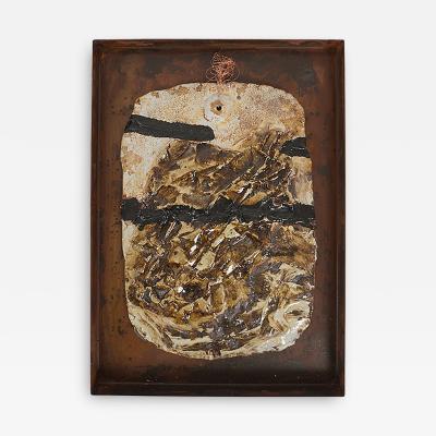 Pierre Casenove UNTITLED C Glazed ceramic wall sculpture