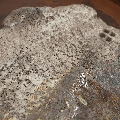 Pierre Casenove UNTITLED E Glazed ceramic wall sculpture