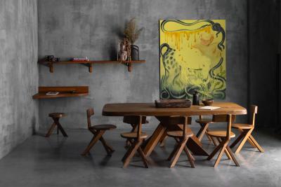 Pierre Chapo Custom Shelf by Pierre Chapo France 1970s