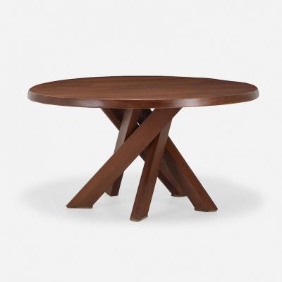 Pierre Chapo ELMWOOD CIRCULAR DINING TABLE MODEL T21D BY PIERRE CHAPO