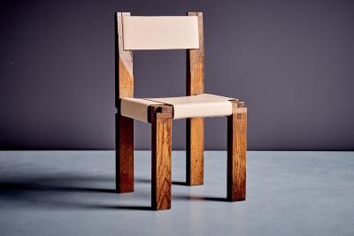 Pierre Chapo Early S 11 Wood Chair by Pierre Chapo