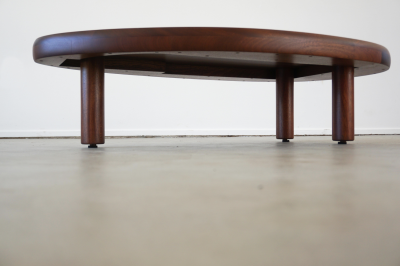 Pierre Chapo FRENCH MAHOGANY COFFEE TABLE
