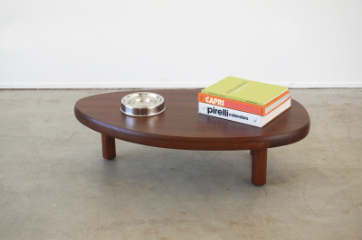 Pierre Chapo FRENCH MAHOGANY COFFEE TABLE