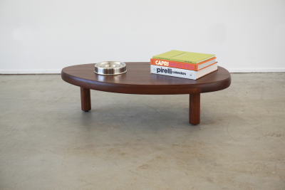Pierre Chapo FRENCH MAHOGANY COFFEE TABLE