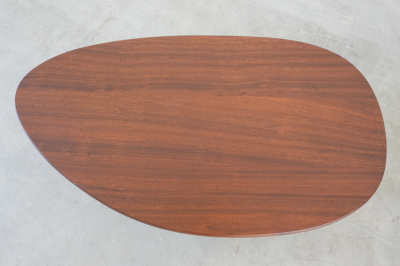 Pierre Chapo FRENCH MAHOGANY COFFEE TABLE