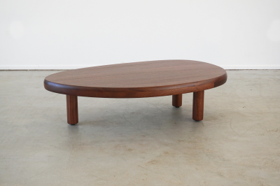 Pierre Chapo FRENCH MAHOGANY COFFEE TABLE
