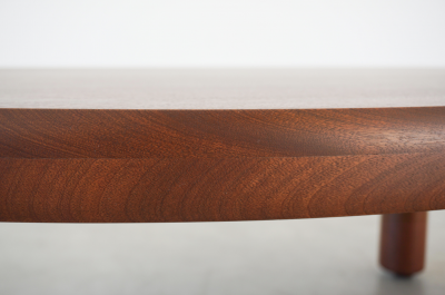 Pierre Chapo FRENCH MAHOGANY COFFEE TABLE