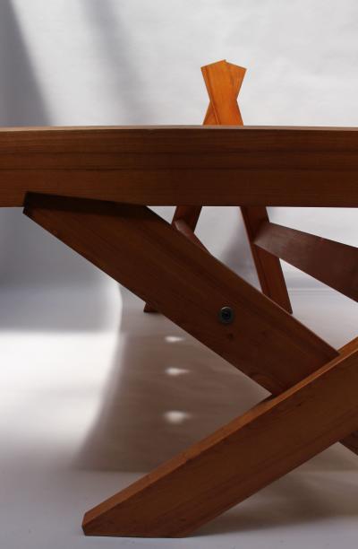 Pierre Chapo FRENCH MIDCENTURY SOLID ELM BED BY PIERRE CHAPO