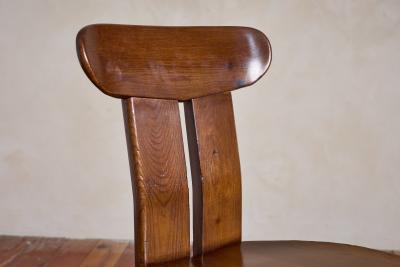 Pierre Chapo French Dining Chairs Set of 10