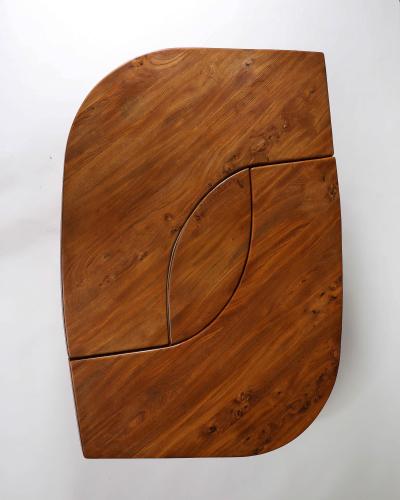 Pierre Chapo Oak Table by Pierre Chapo France 1972