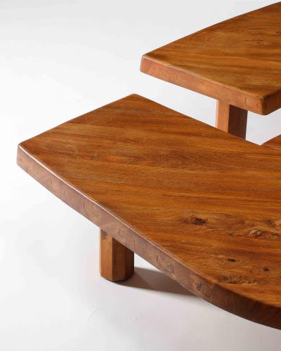 Pierre Chapo Oak Table by Pierre Chapo France 1972
