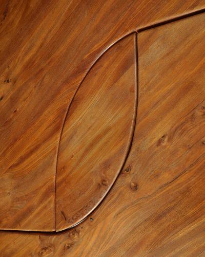 Pierre Chapo Oak Table by Pierre Chapo France 1972