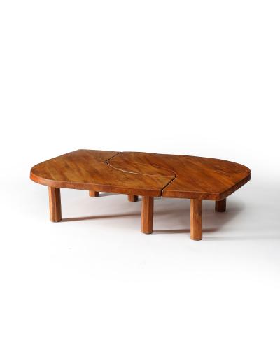 Pierre Chapo Oak Table by Pierre Chapo France 1972