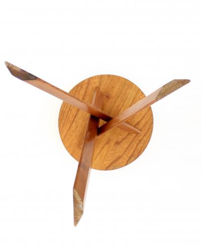 Pierre Chapo PIERRE CHAPO STOOLS TABOURETS PAIR S31 ELM FRANCE C1974 VINTAGE