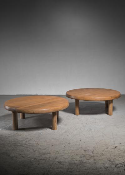 Pierre Chapo Pair of Pierre Chapo coffee tables