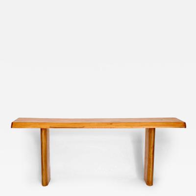 Pierre Chapo PiERRE CHAPO ATTRIBUTION MASSIVE ELM WOOD FRENCH CONSOLE LES ARCS
