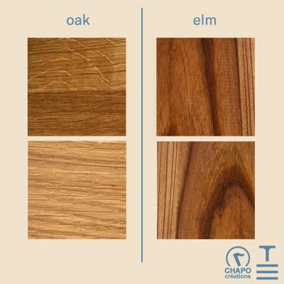 Pierre Chapo Pierre Chapo B17 Handcrafted Elm Wood Shelf for Chapo Cr ation