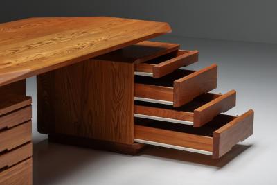 Pierre Chapo Pierre Chapo B40 Desk Solid Elm 1960s