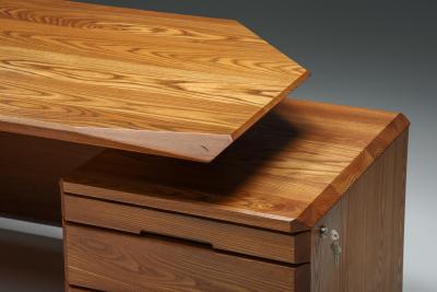 Pierre Chapo Pierre Chapo B40 Desk Solid Elm 1960s
