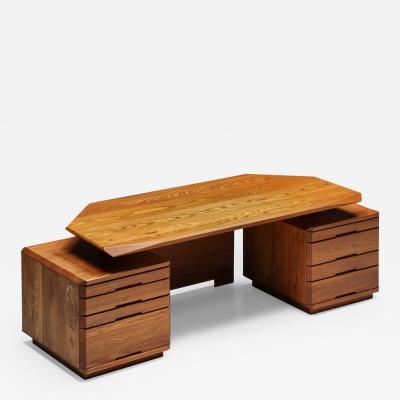 Pierre Chapo Pierre Chapo B40 Desk Solid Elm 1960s