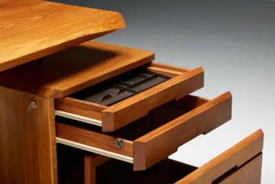 Pierre Chapo Pierre Chapo B40 Desk in Solid Elm France 1960s