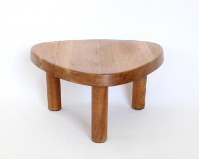 Pierre Chapo Pierre Chapo Coffee Table Elm Wood Model T23 circa 1960