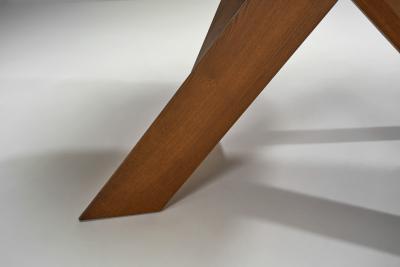 Pierre Chapo Pierre Chapo Model T35A Dining Table in Solid Elm France 1970s