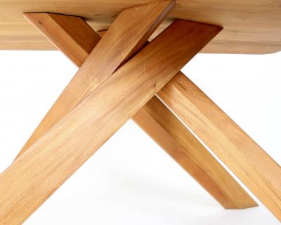 Pierre Chapo Pierre Chapo Model T35B French Elm Dining Table circa 1972