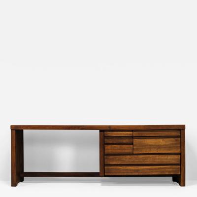 Pierre Chapo Pierre Chapo R05 Prototype Dressing Table in Walnut France 1960s