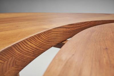 Pierre Chapo Pierre Chapo T22 Elm Coffee Table France 1970s