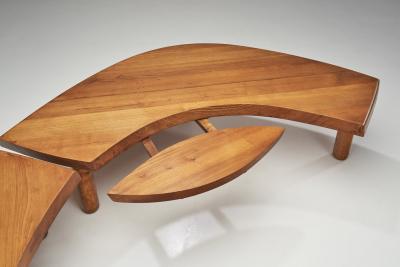 Pierre Chapo Pierre Chapo T22 Elm Coffee Table France 1970s