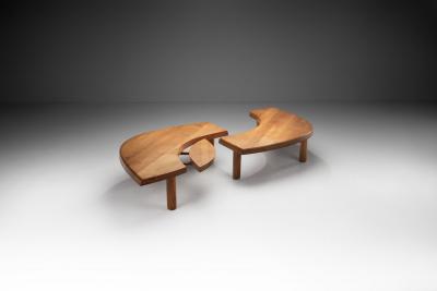 Pierre Chapo Pierre Chapo T22 Elm Coffee Table France 1970s