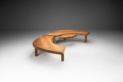 Pierre Chapo Pierre Chapo T22 Elm Coffee Table France 1970s